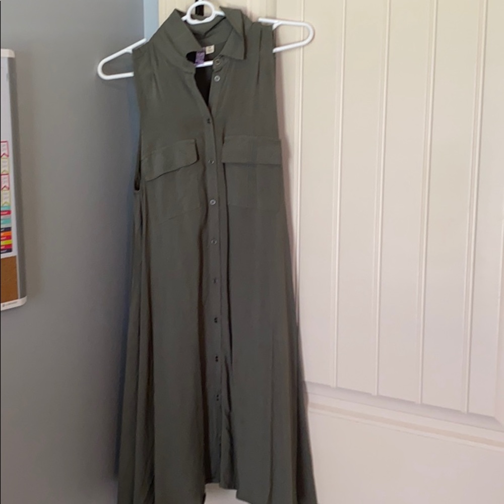 Collard - button up - dress